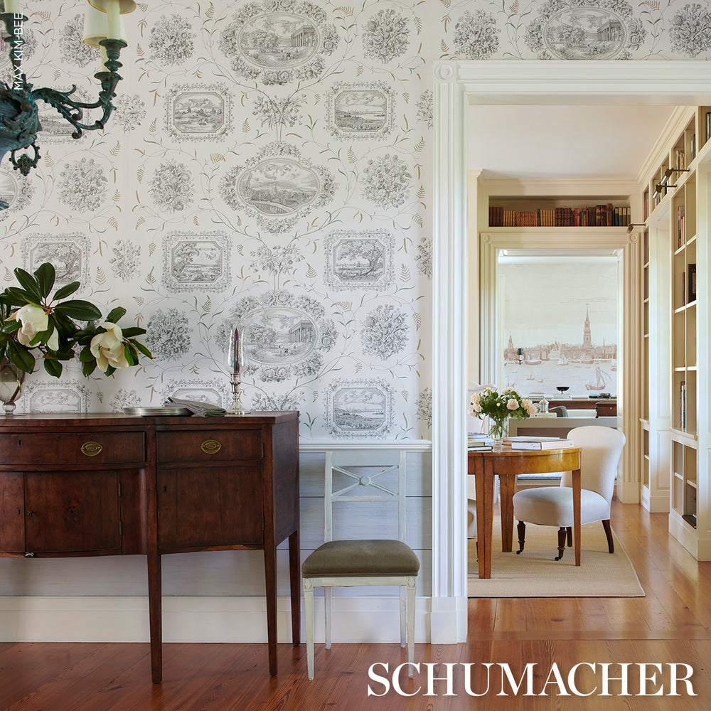 CENTURY SCENIC TOILE | Black