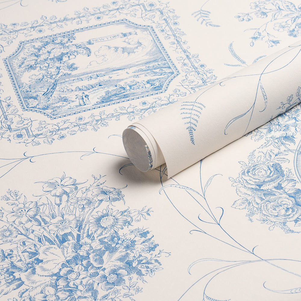 Century Scenic Toile | Blue