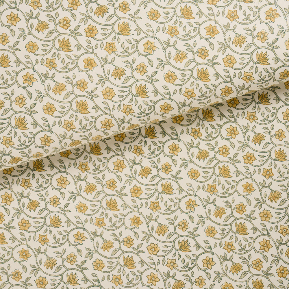 MALAYA HAND-BLOCK PRINT | Yellow
