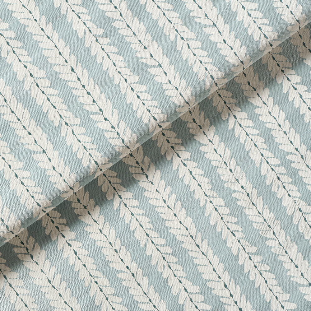 WOODPERRY HAND PRINTED SISAL | Water Blue