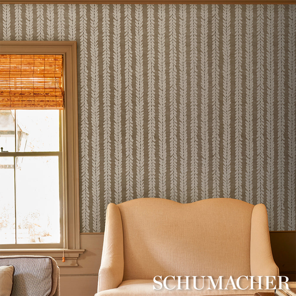 WOODPERRY HAND PRINTED SISAL | Flax