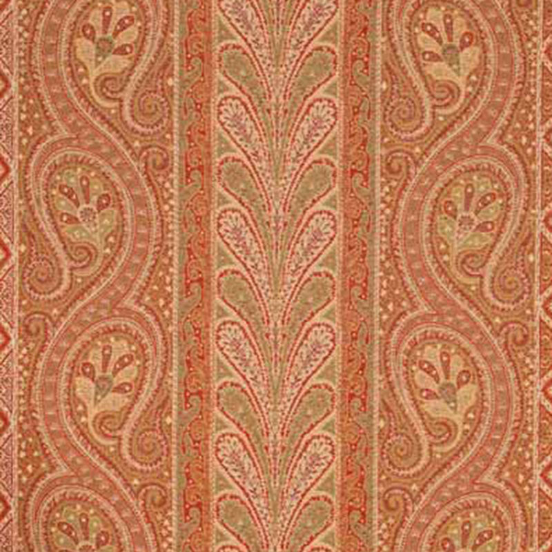 CHATELAINE PAISLEY | Red/Moss