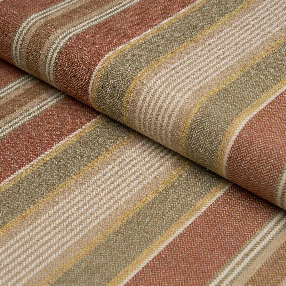 EDGEMERE STRIPE | Indian Red