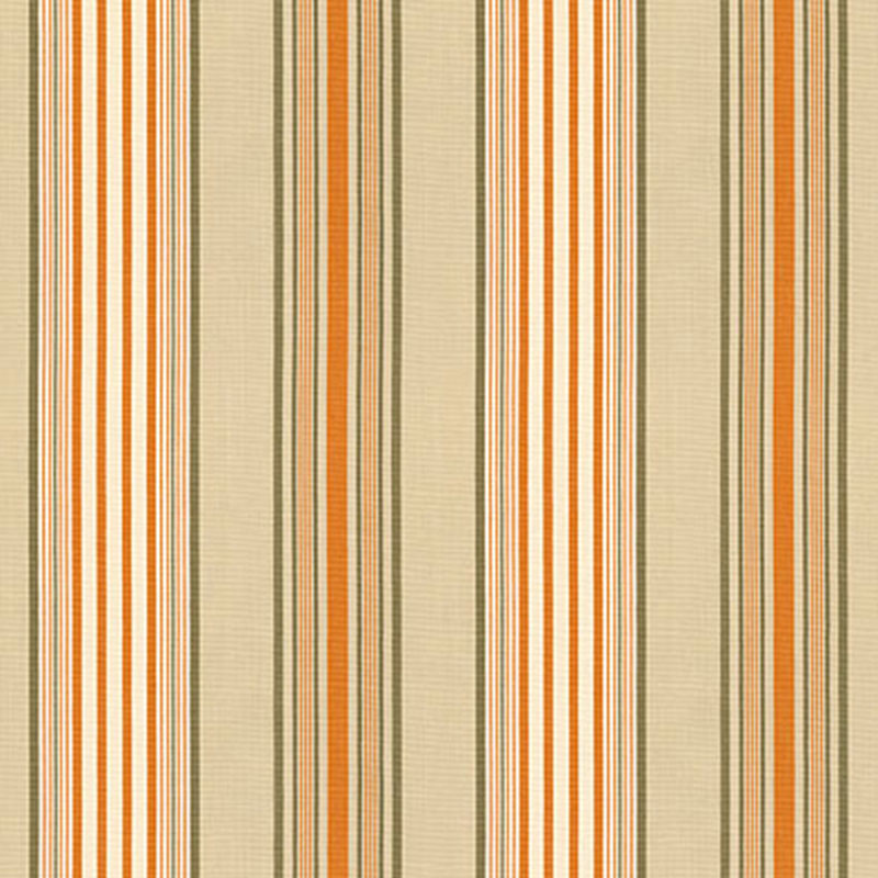 SARATOGA COTTON STRIPE | Beige / Mocha / Pumpkin