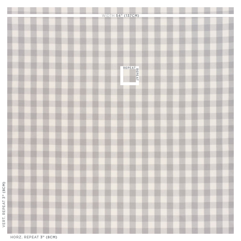 CAMDEN COTTON CHECK | Grey