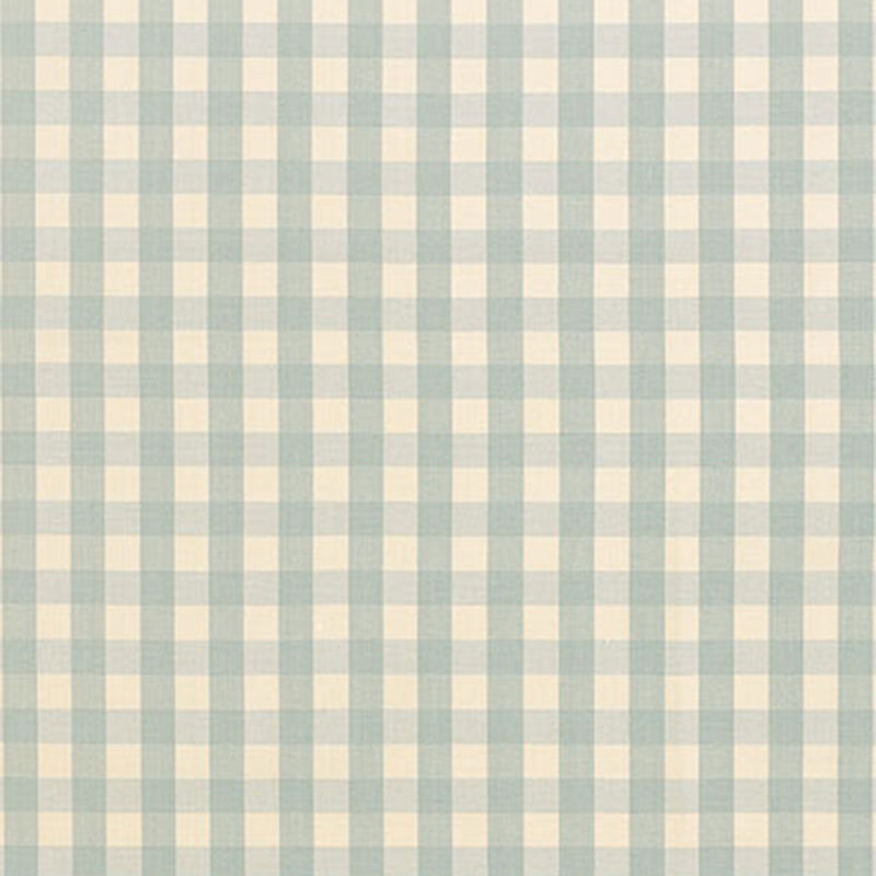 ELTON COTTON CHECK | Aqua