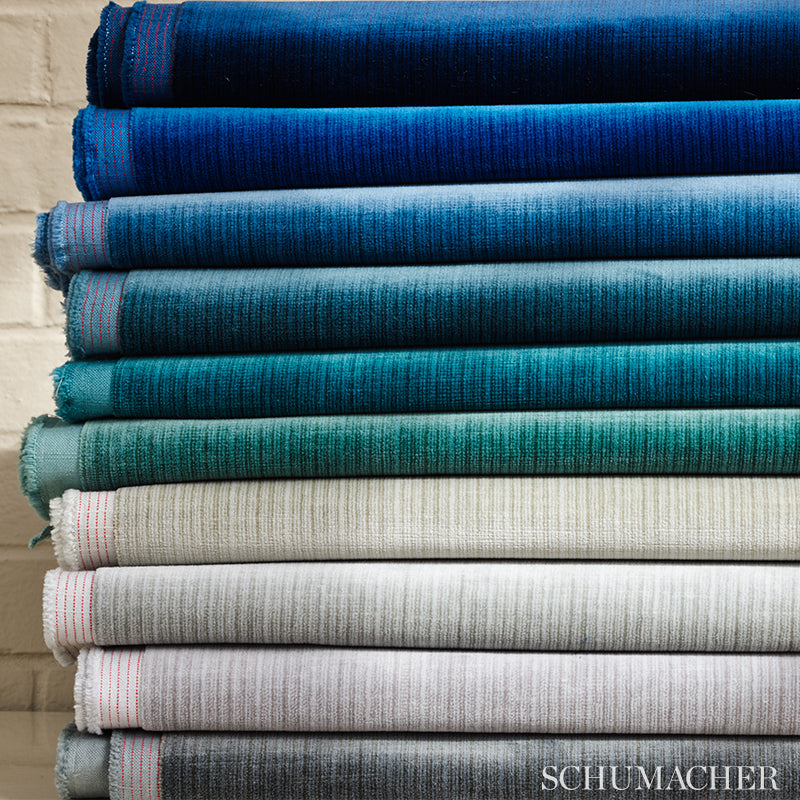 ANTIQUE STRIE VELVET | Teal