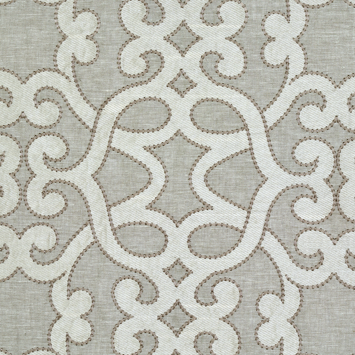 AMBOISE LINEN EMBROIDERY | Oyster