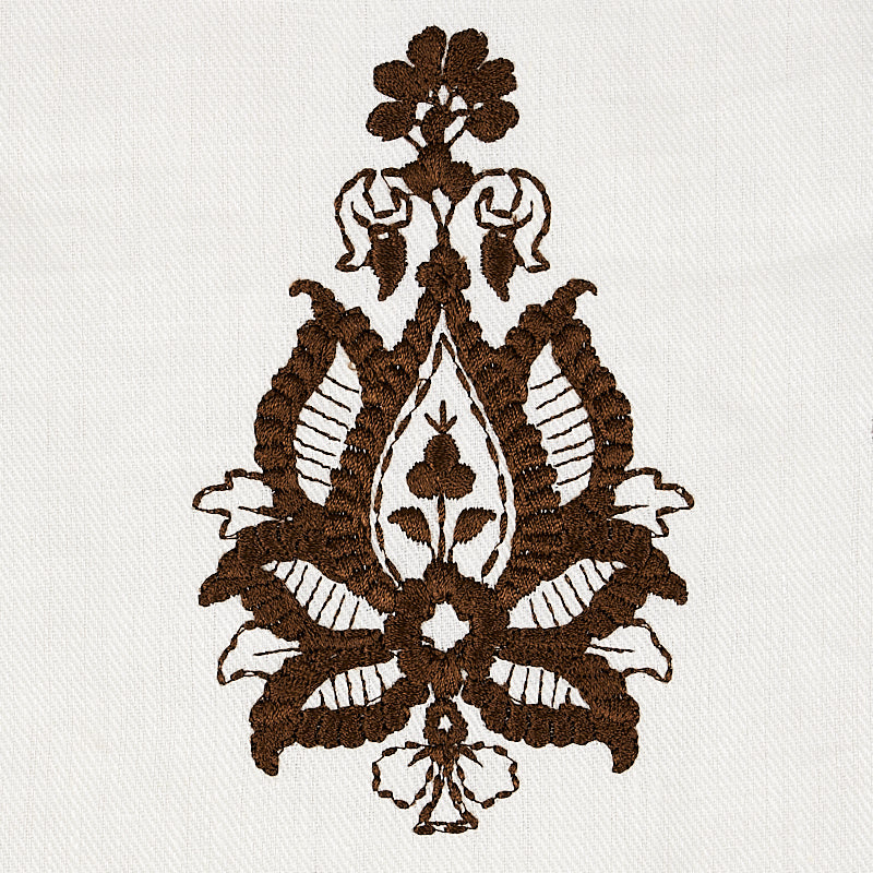 JAIPUR LINEN EMBROIDERY | BROWN