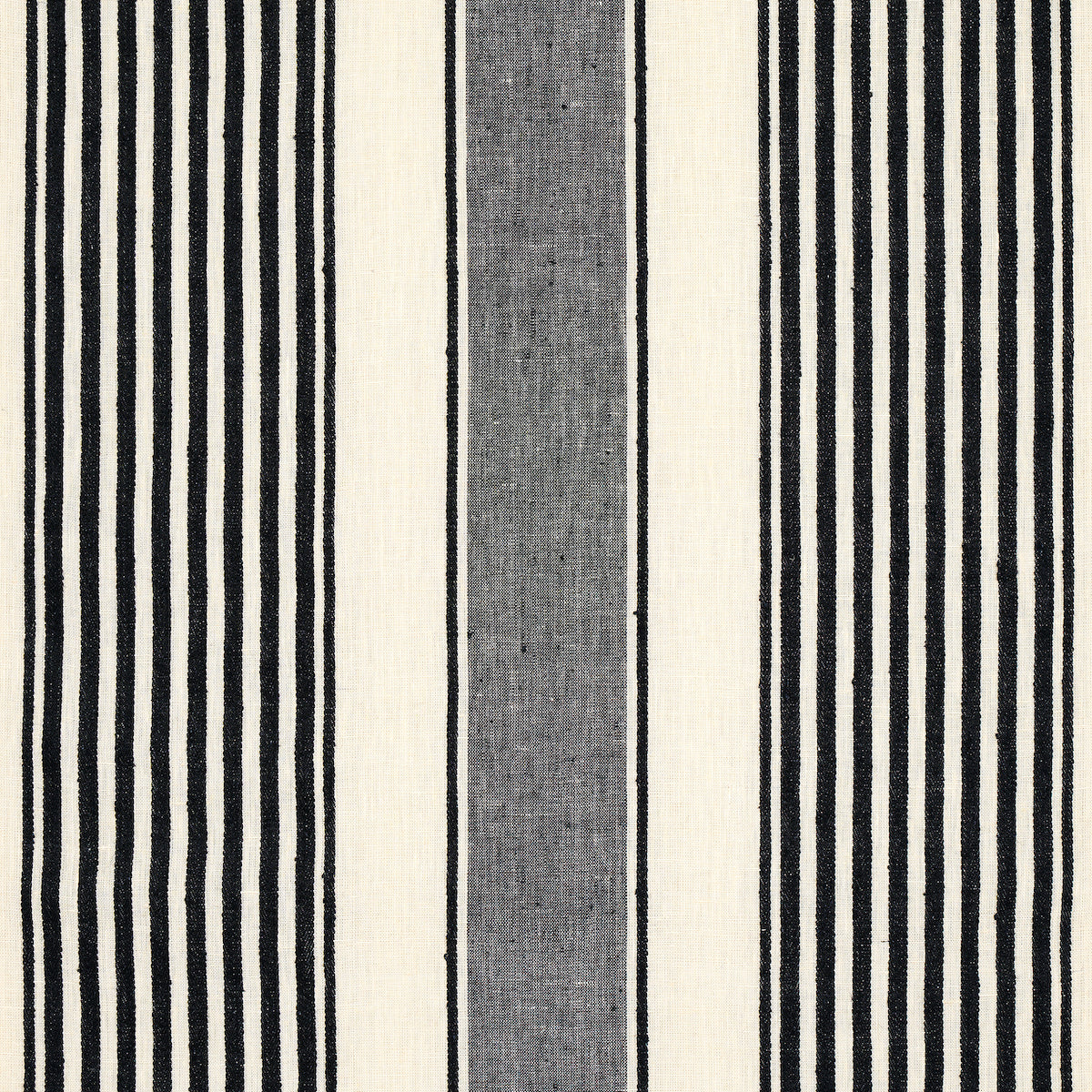 SUMMERVILLE LINEN STRIPE | Black