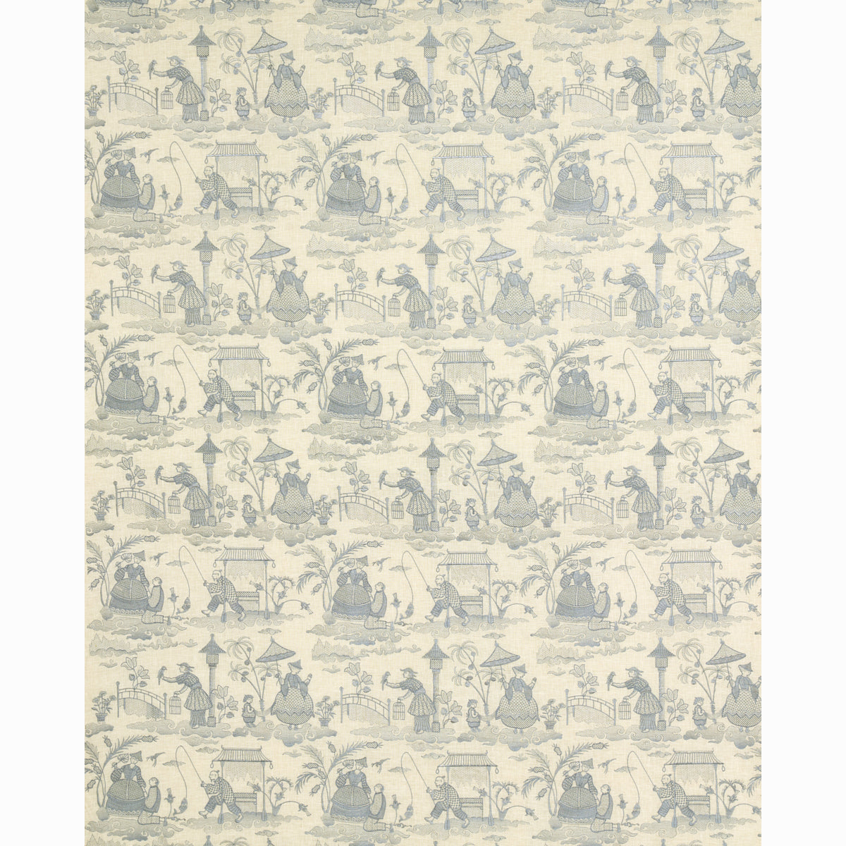 Bassano Embroidered Toile | Delft