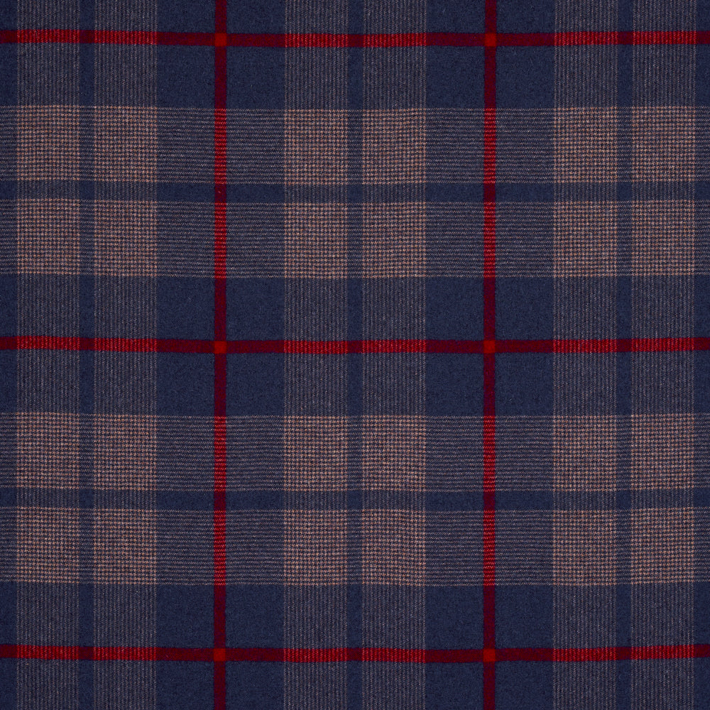 MONTANA WOOL PLAID | Navy