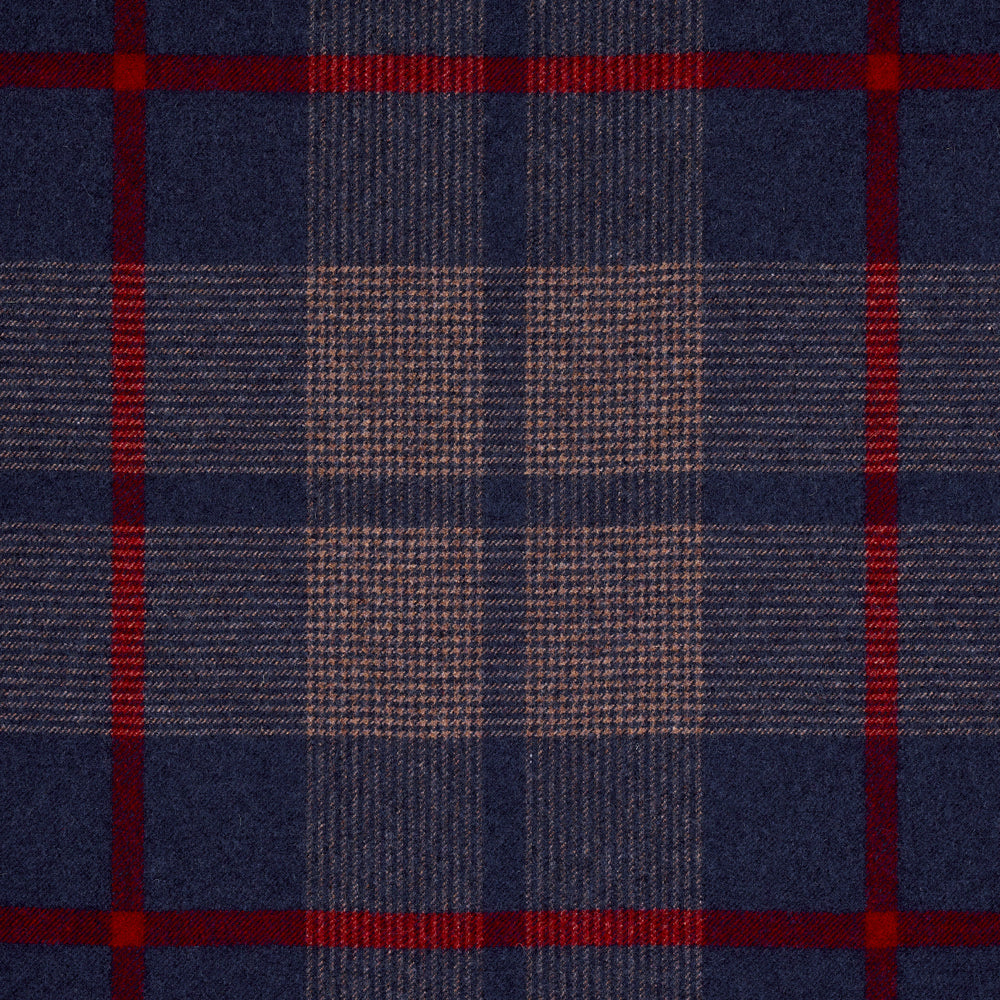 MONTANA WOOL PLAID | Navy