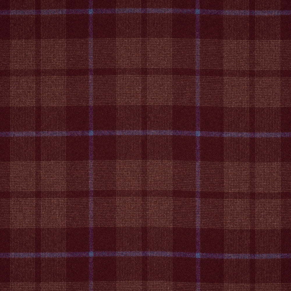 MONTANA WOOL PLAID | Burgundy