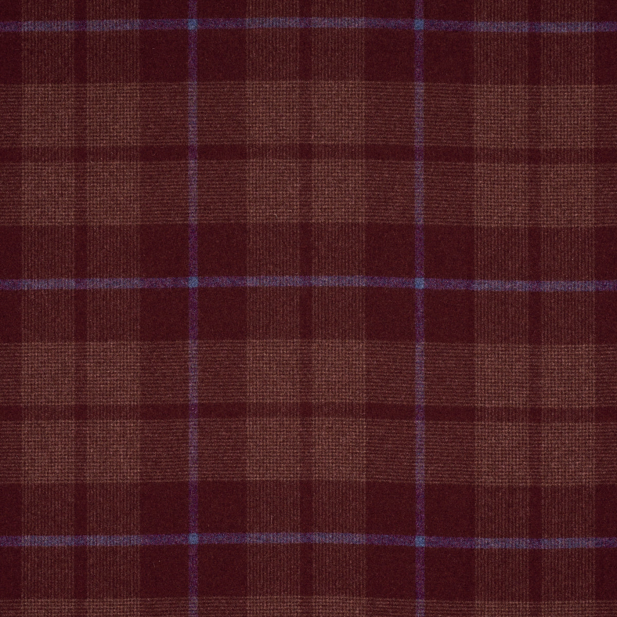 MONTANA WOOL PLAID | Burgundy