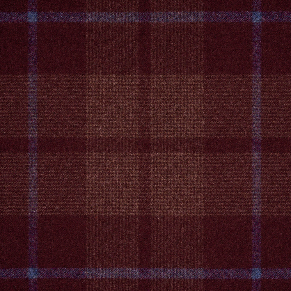 MONTANA WOOL PLAID | Burgundy