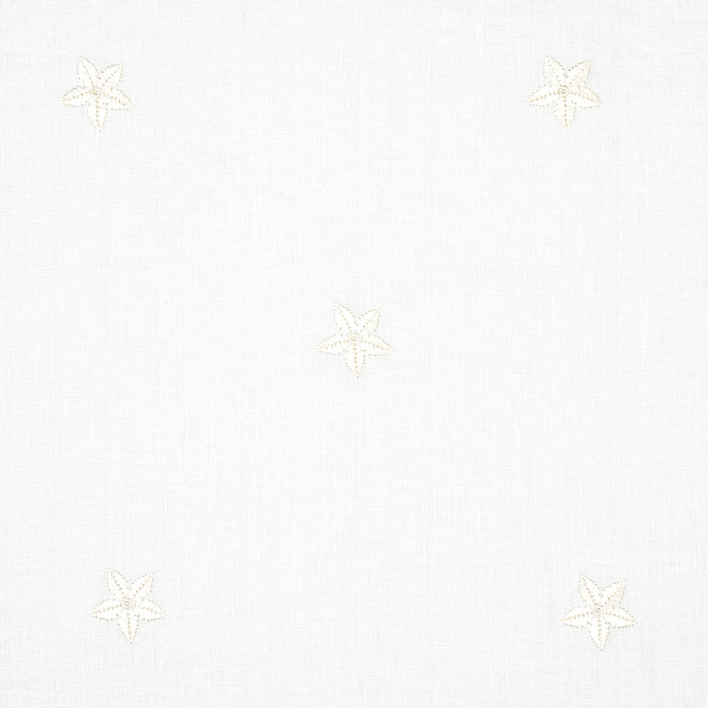 Vincenzo Embroidered Sheer | Blanc