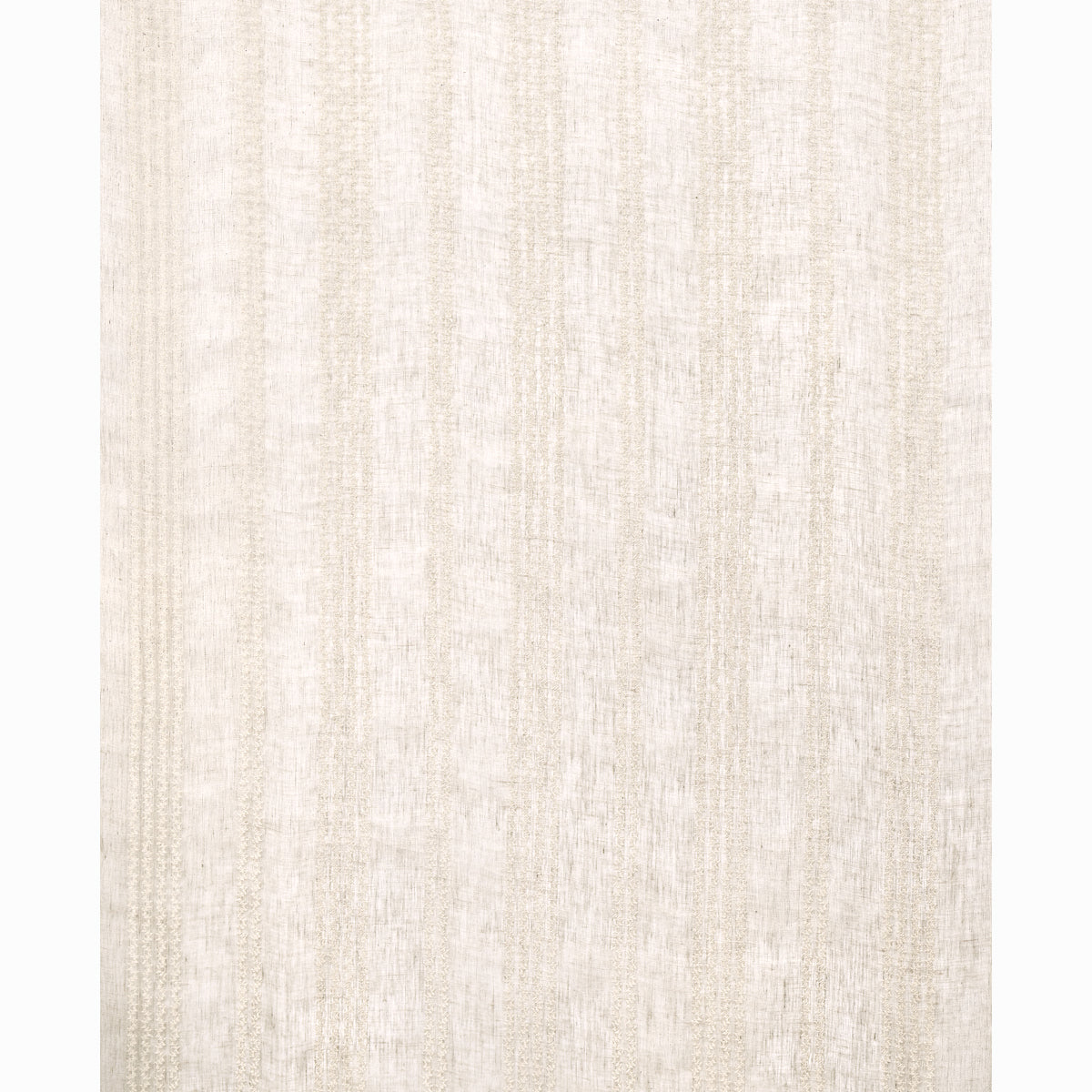 PIERO STRIPE EMBROIDERED SHEER | Linen