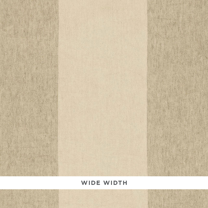 VISTA LINEN STRIPE CASEMENT | Flax