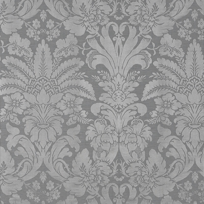 COLETTE LINEN/SILK DAMASK | Charcoal