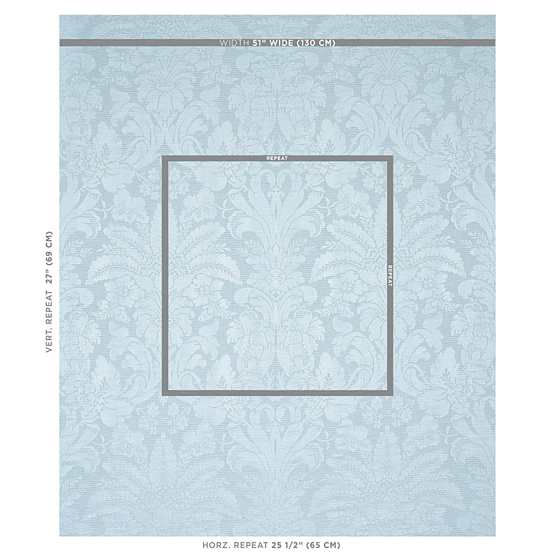 COLETTE LINEN/SILK DAMASK | Chambray