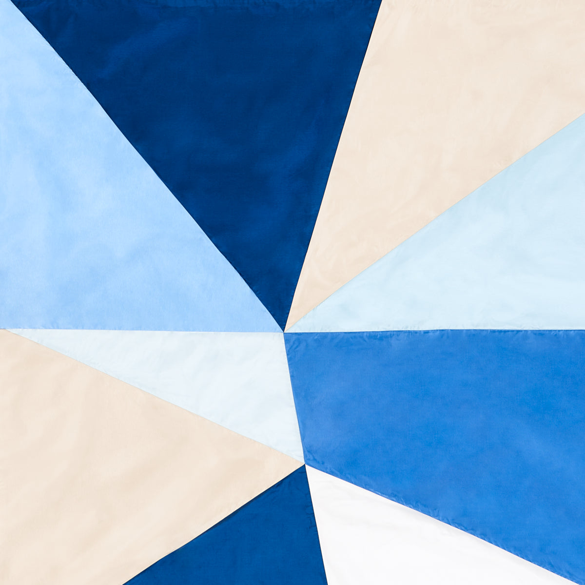 CUBIST SILK PANEL | Blue