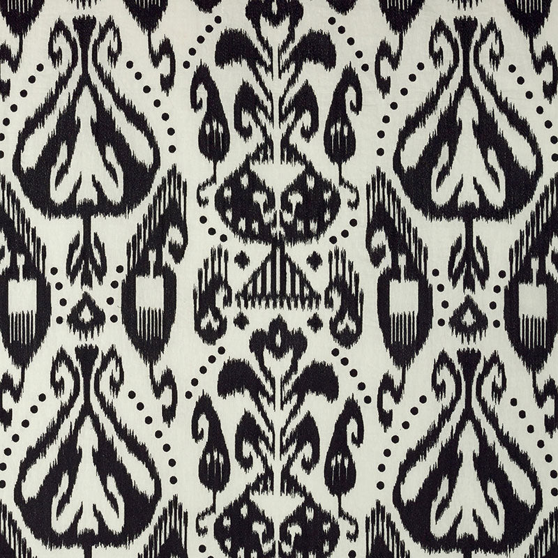 KIVA EMBROIDERED IKAT | Raven