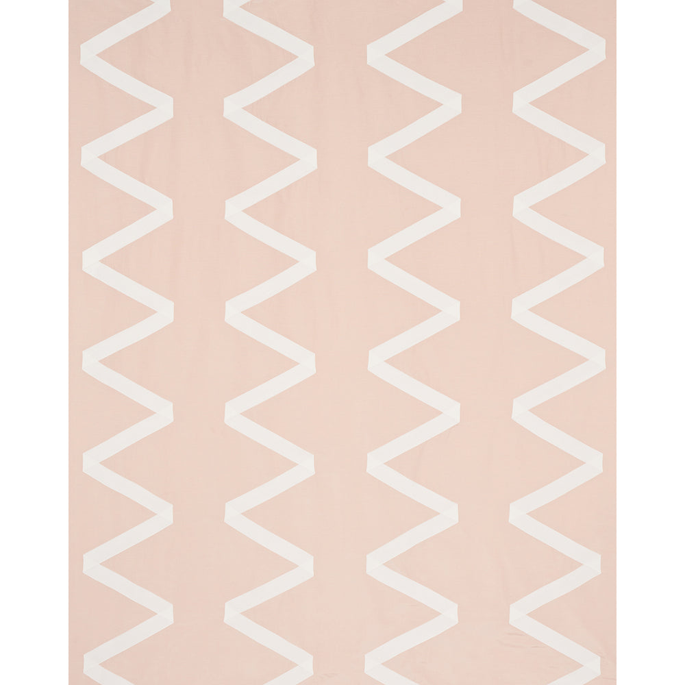 LEGERE LINEN SILK APPLIQUÉ | Ivory On Blush