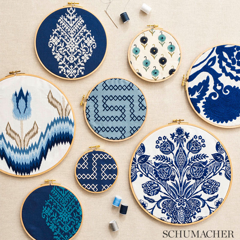 ZINDA EMBROIDERY | NAVY