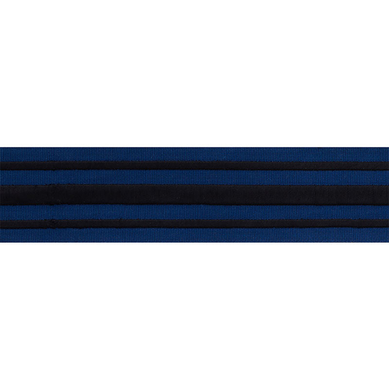 MILITARY STRIPE  TAPE | Black On Navy