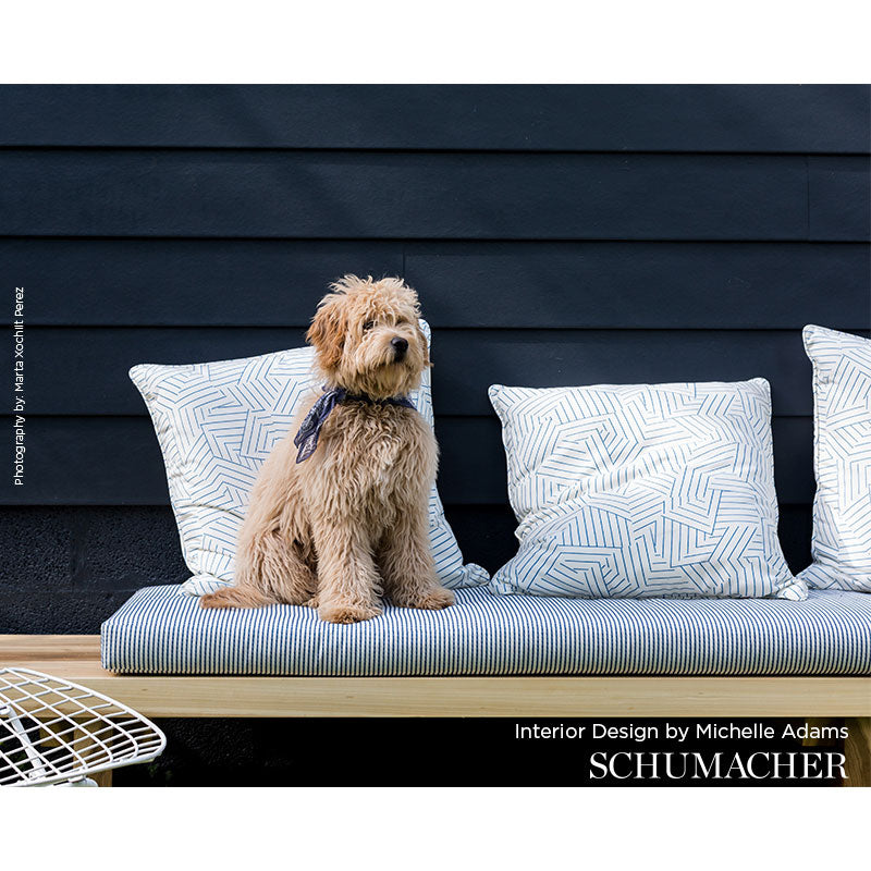STITCHED STRIPE INDOOR/OUTDOOR | Black