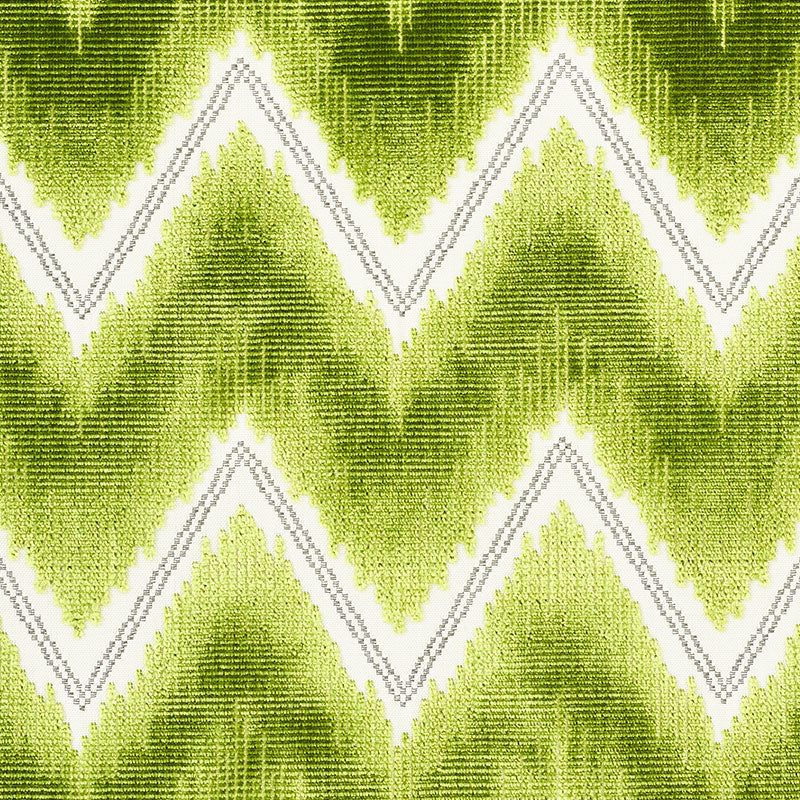 CHEVRON VELVET | Leaf