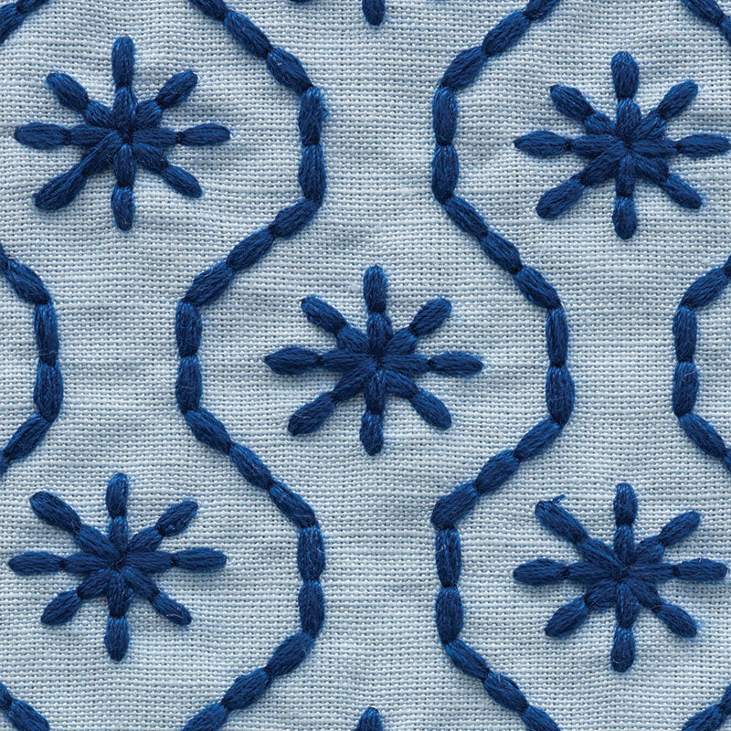 GIGI EMBROIDERY | Blue