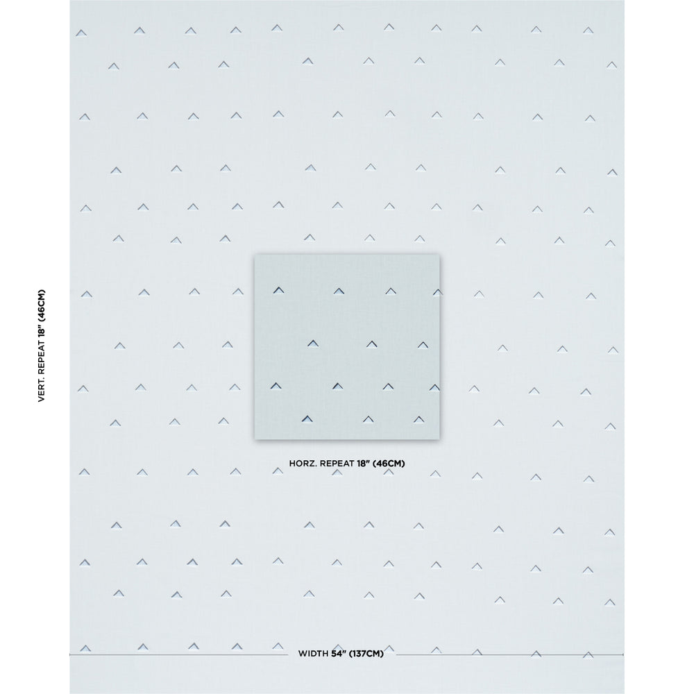 OVERLAPPING TRIANGLES | Navy And White On Sky