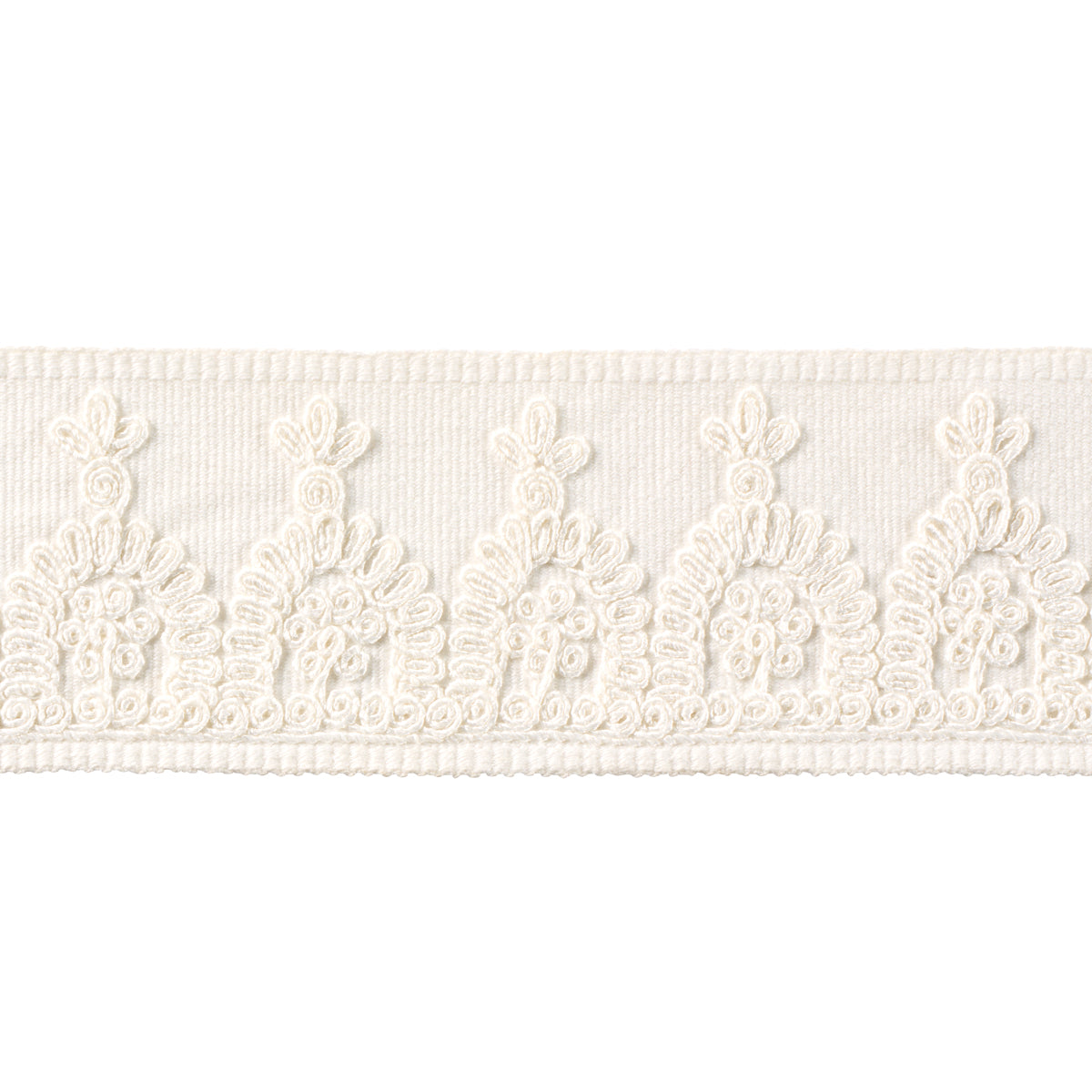 NOELIA EMBROIDERED TAPE | White