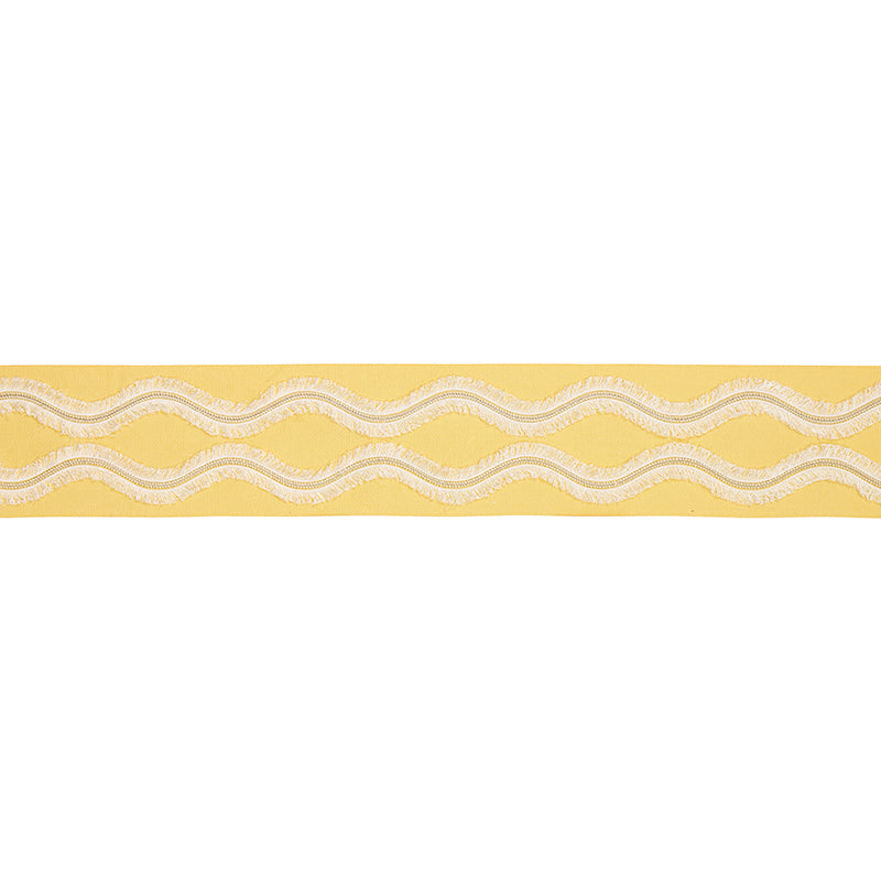 OGEE EMBROIDERED TAPE | YELLOW