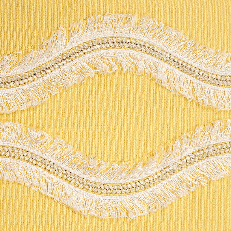 OGEE EMBROIDERED TAPE | YELLOW