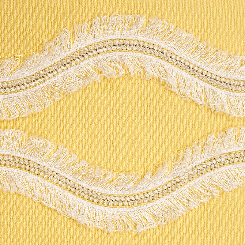 OGEE EMBROIDERED TAPE | Yellow