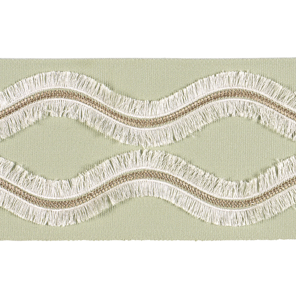 OGEE EMBROIDERED TAPE | Seaglass