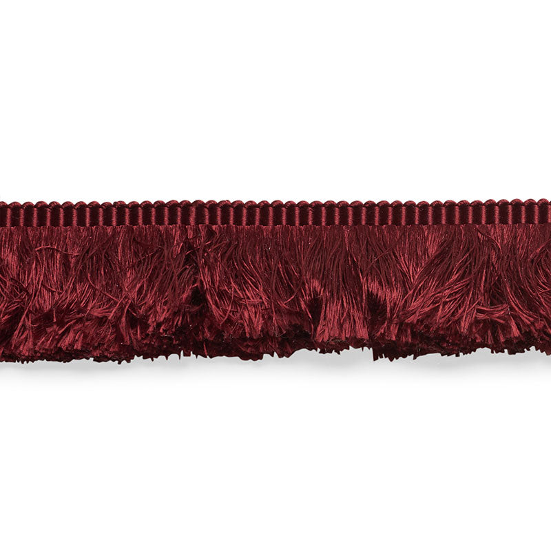 FRANCOIS SILK BRUSH FRINGE | Burgundy