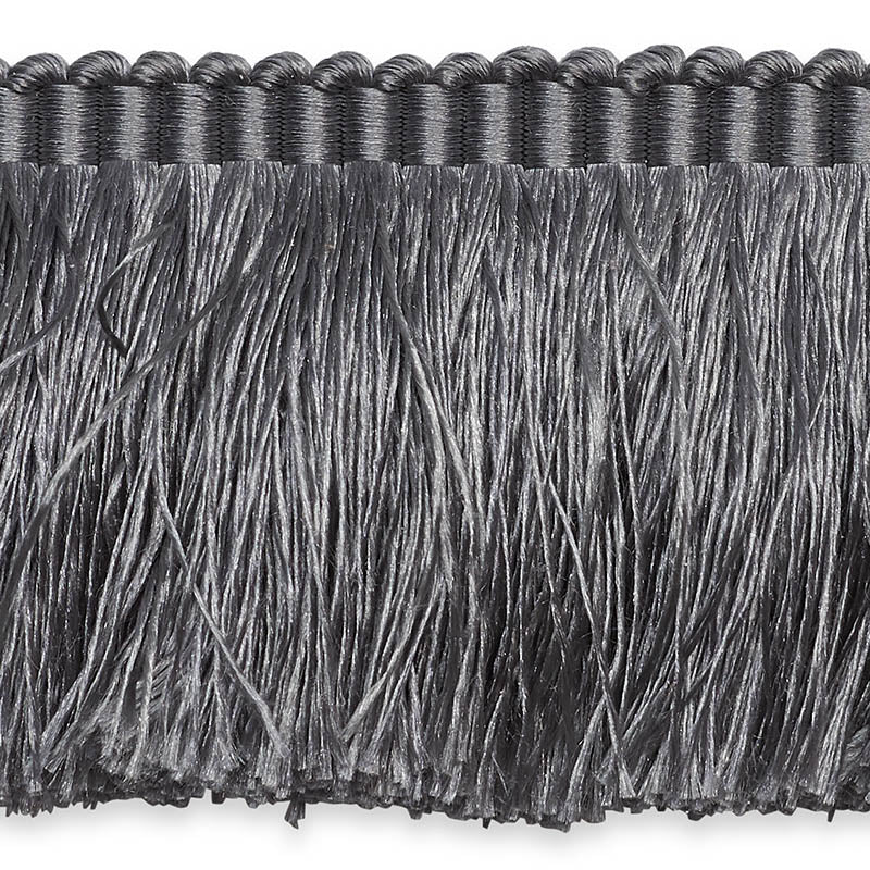 FRANCOIS SILK BRUSH FRINGE | Grey