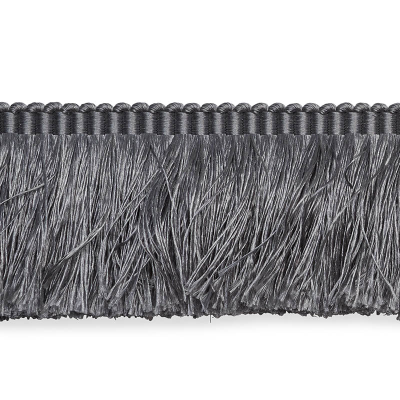 FRANCOIS SILK BRUSH FRINGE | Grey