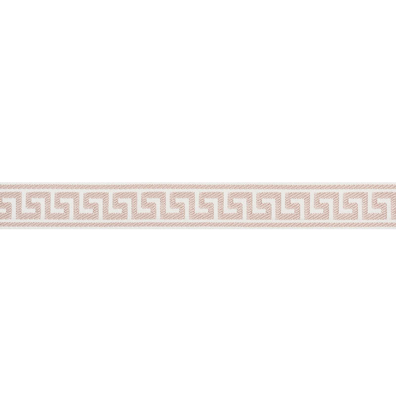 ETIENNE SILK GREEK KEY NARROW | Blush