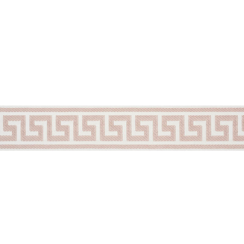 ETIENNE SILK GREEK KEY WIDE | Blush