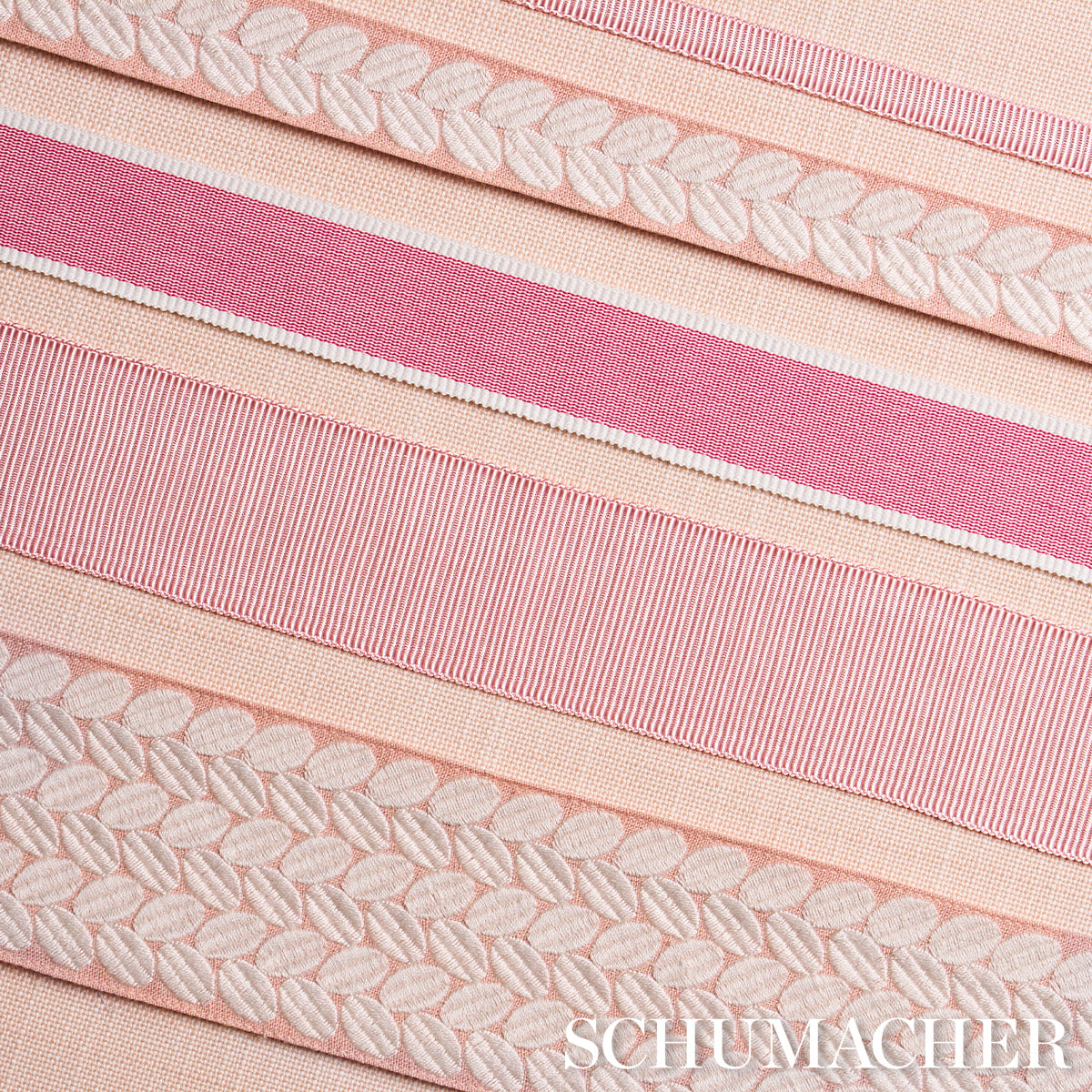 NARROW FAILLE TAPE | Blush