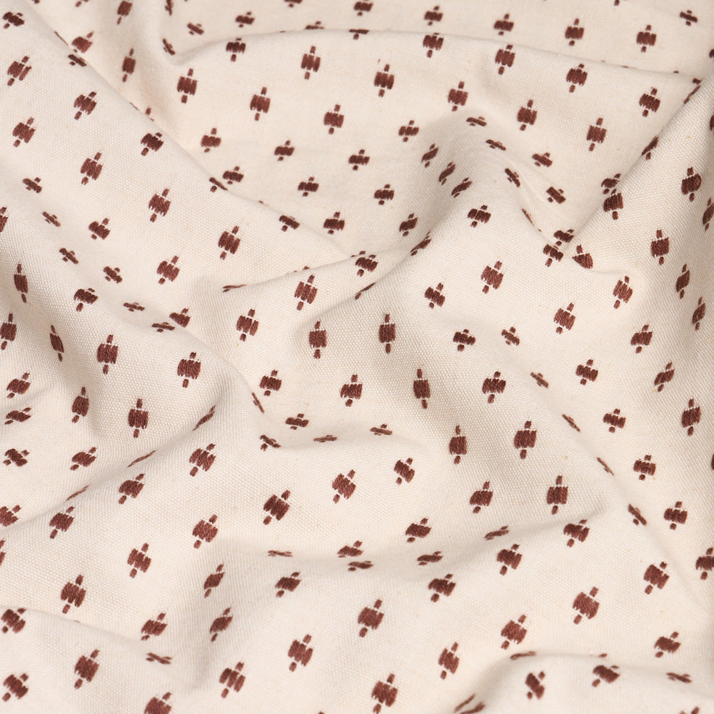 BARLOW | Light Brown On Ivory