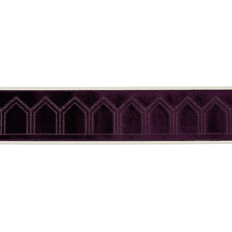 VIZIER VELVET TAPE | Aubergine