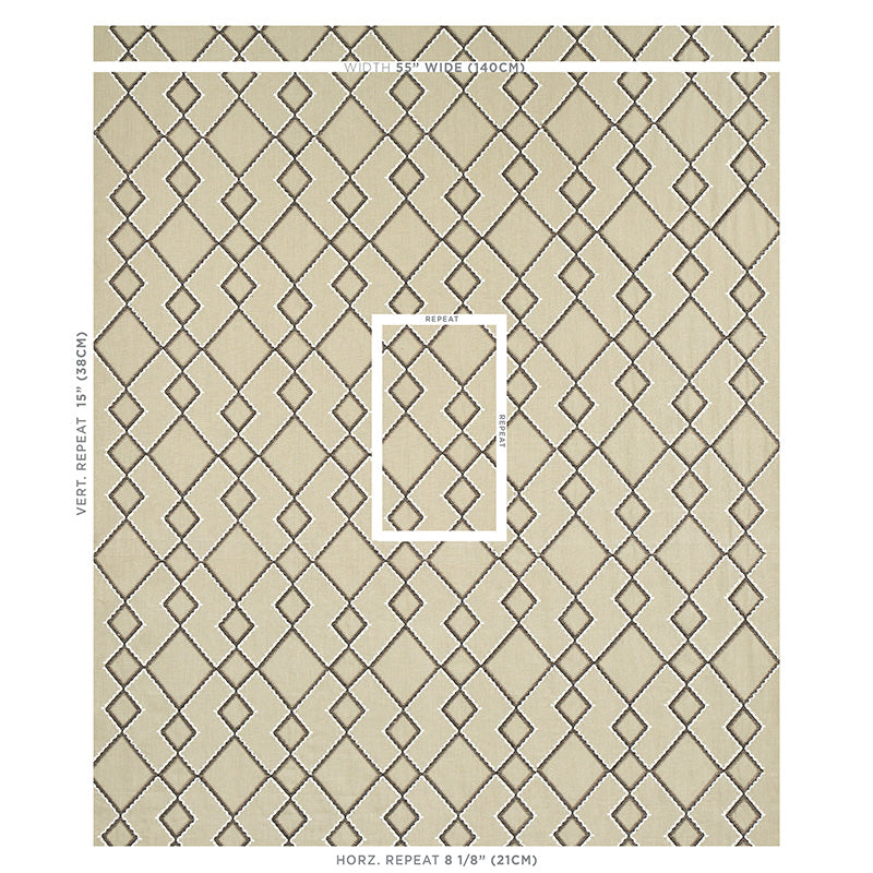 BRANSON EMBROIDERY | TAUPE