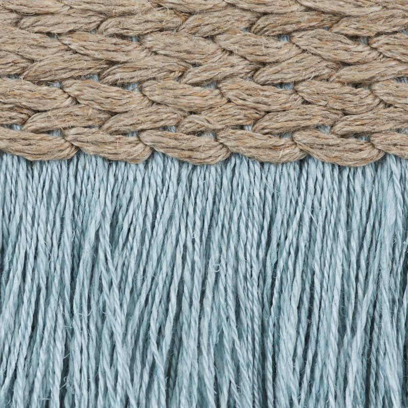 BRAIDED LINEN FRINGE | SKY