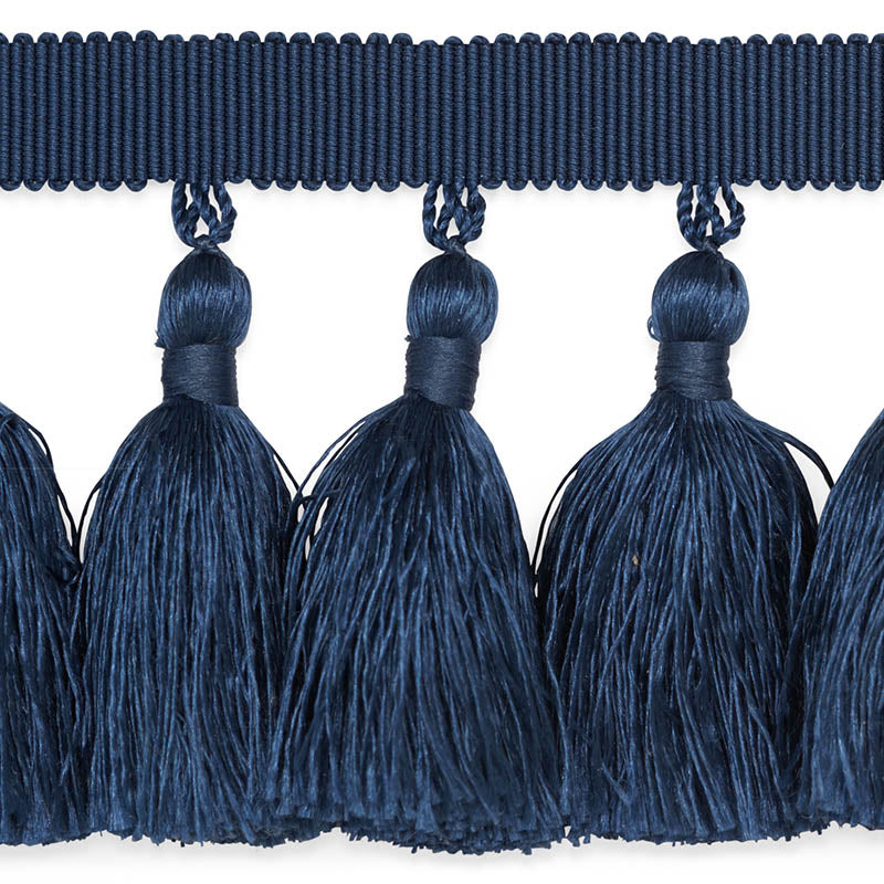 VALENTIN SILK TASSEL | Navy